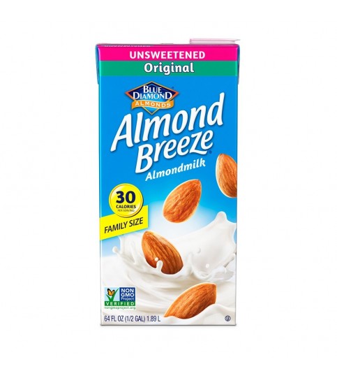 Blue Diamond Original Unsweetened Almond (8x64OZ )