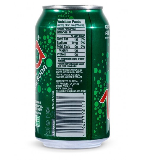 Zevia Nat Ginger Ale (12x16OZ )