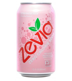 Zevia Nat Straw Soda (4x6Pack )