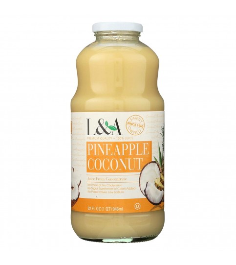 L & A Juice Pineapple/Coconut (6x32OZ )