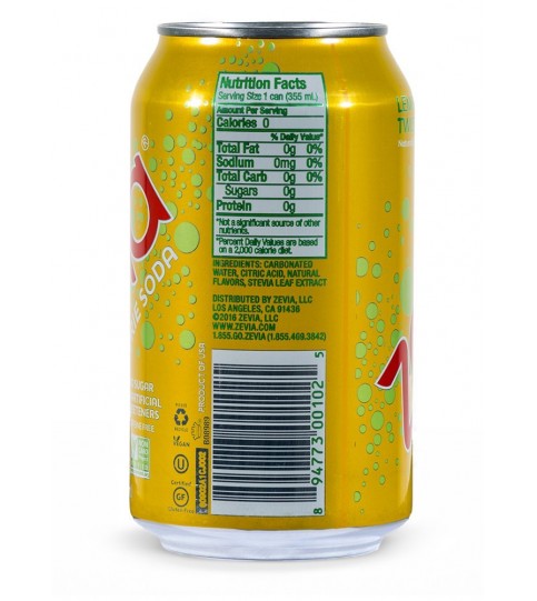 Zevia Nat Twist Soda (12x16OZ )