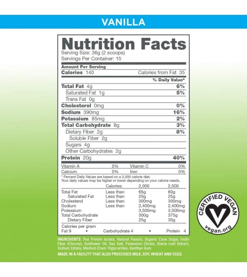 Naturade Products, Inc. Vgnsmrt Van Shake (1x22.5OZ )