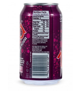 Zevia Nat Black Chry Soda (12x16OZ ) 