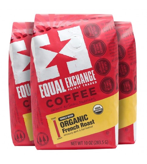 Equal Exchange French Roast Whole Bean Coffee (6x10 Oz)