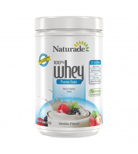 Naturade Vanilla 100% Whey Protein (1x12 Oz)