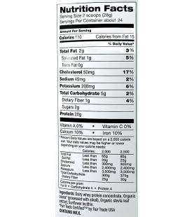 Tera's Whey rBGH Free Whey Protein Dark Chocolate Cocoa (1x24 OZ)