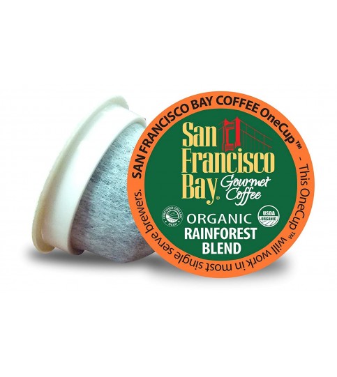 San Francisco Bay Coffee One Cup Organic Rainforest Blend (6X4.65 OZ)