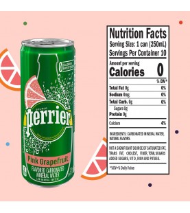 Perrier Sparkling Min Water Grapfruit (3x10Pack )