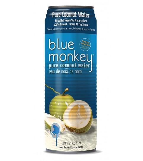 Blue Monkey Coconut Water No Pulp (24x17.6OZ )