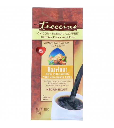 Teeccino Hazelnut Herbal Coffee (6x11 Oz)