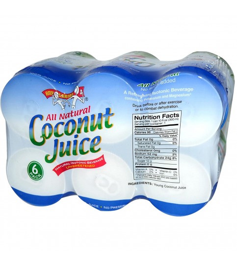 Amy & Brian Coconut Juice (4x6Pack )