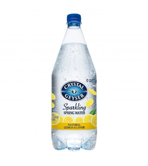 Crystal Geyser Lemon Mineral Water (12x42.25OZ )