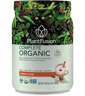 PlantFusion Plant Protein Organic Vanilla Chai 1 lb