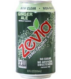 Zevia Natural Ginger Ale Diet Soda (4x6x12 Oz)