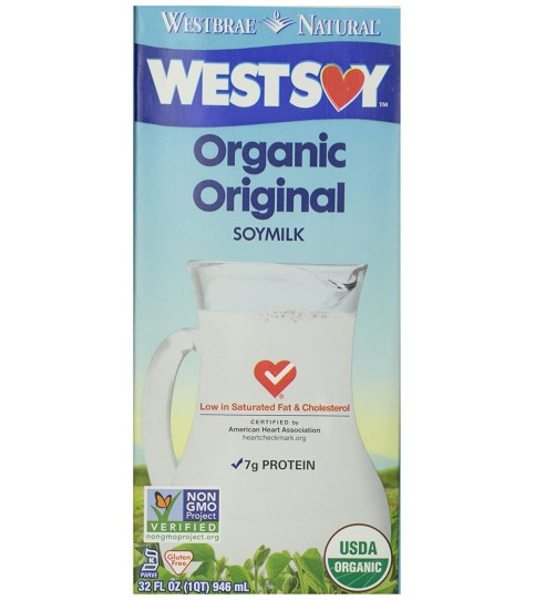 Westsoy Original Organic Soymilk (12x32 Oz)