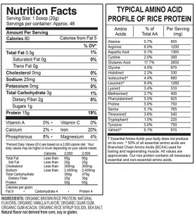 Growing Naturals Rice Protein Van (1x32.8OZ )