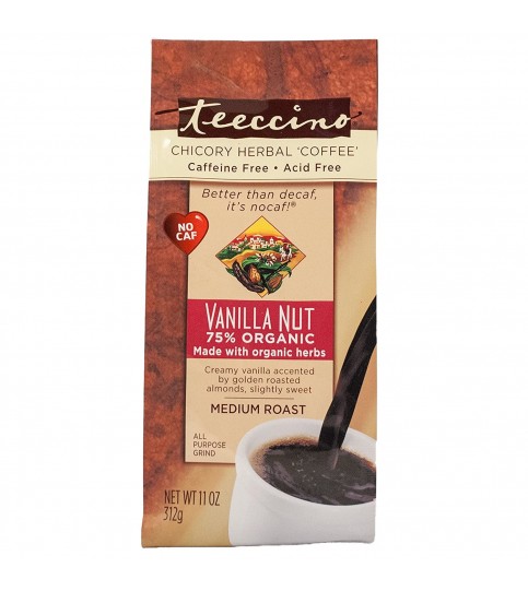 Teeccino Vanilla Nut Herbal Coffee (6x11 Oz)