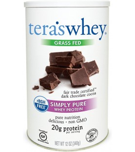 Tera's Whey rBGH Free Whey Protein Dark Chocolate Cocoa (1x12 OZ)