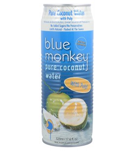 Blue Monkey Coconut Water W/Plp (24x17.6OZ )