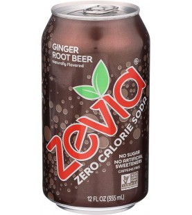 Zevia Natural Root Beer Diet Soda (4x6x12 Oz)