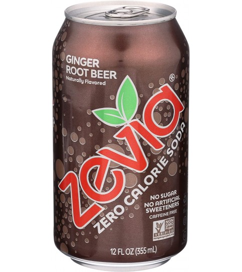 Zevia Natural Root Beer Diet Soda (4x6x12 Oz)