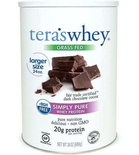 Tera's Whey rBGH Free Whey Protein Dark Chocolate Cocoa (1x24 OZ)