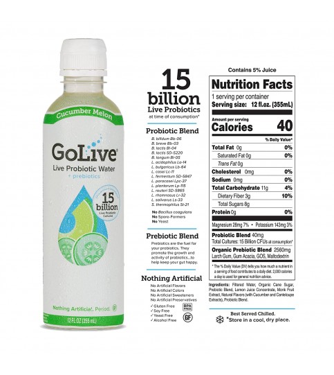 Go Live Spa Melon Cucu (12x16OZ )