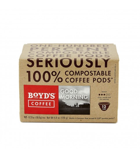 Boyds Coffee Good Morning Single Cup Pods (6x12 CT)