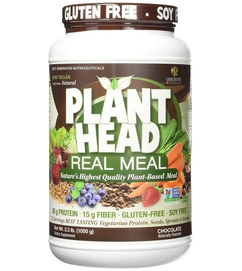 Genceutic Naturals Plant Head Real Meal Chocolate 2.3 lb