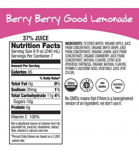 Honest Kids Berry Lemonade (8x59OZ )