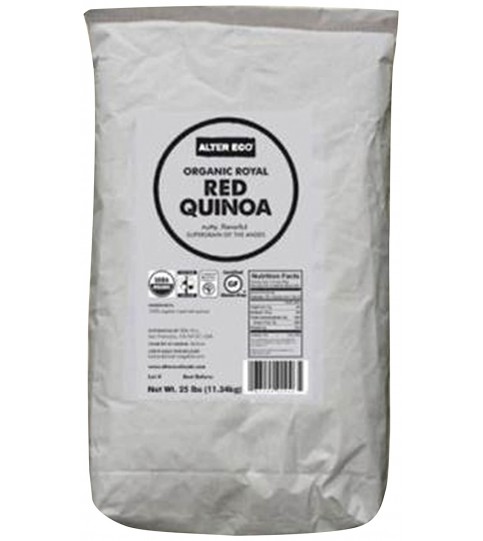 Alter Eco Red Quinoa, 25-Pound