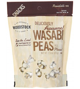 Woodstock Peas Wasabi Natural (8x7.5OZ )