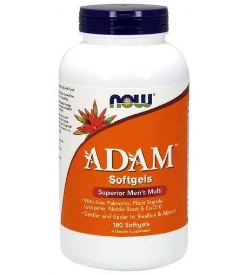 NOW Foods AdamTM Men's Multiple Vitamin -Softgels,180 Count