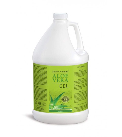 Organic Aloe Vera Gel - 1 Gallon - with 100% Pure Aloe 128 fl oz