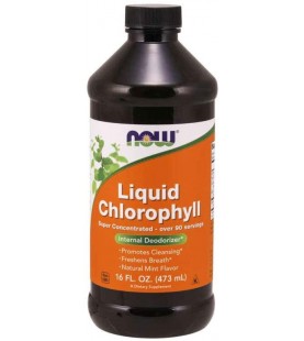 NOW Supplements, Liquid Chlorophyll, Mint Flavor, 16-Ounce