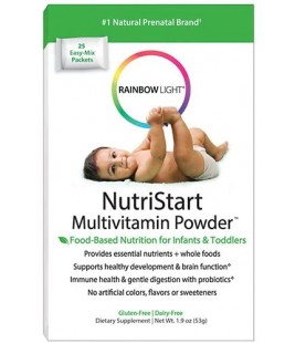 Rainbow Light - NutriStart Multivitamin Powder, 25 Packets, 1,9 Oz