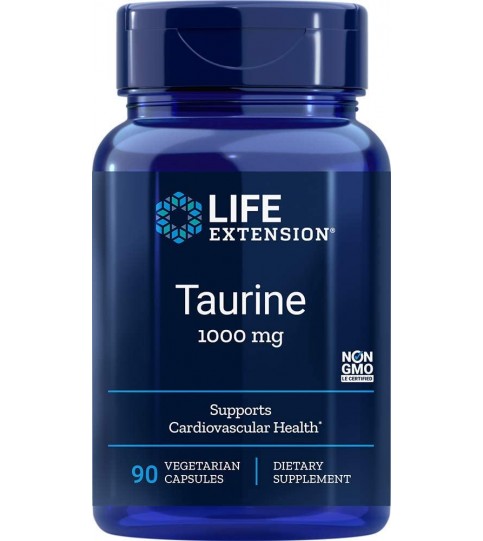 Life Extension Taurine 1000 Mg 90 Capsules