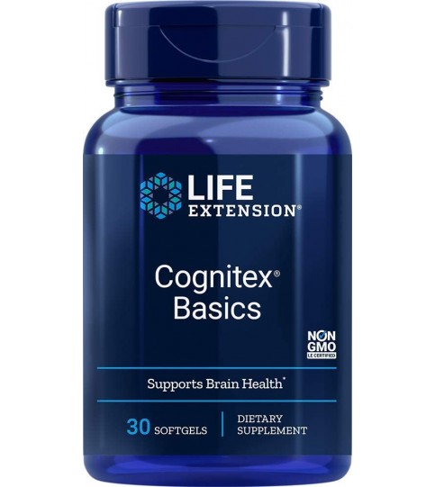 Life Extension Cognitex Basics (Brain Health Formula), 30 Softgels