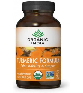 Organic India Turmeric Curcumin Herbal Supplement - 180 Capsules