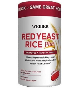 Weider Red Yeast Rice Plus 1200 mg per 2 Tablets - 240 Tablets