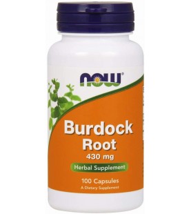 NOW Supplements, Burdock Root 430 mg, 100 Capsules