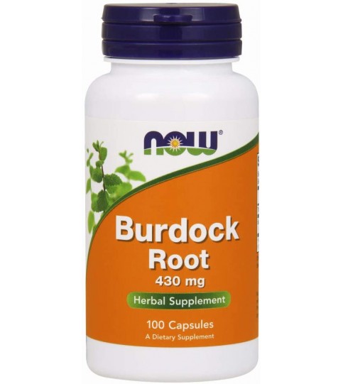 NOW Supplements, Burdock Root 430 mg, 100 Capsules