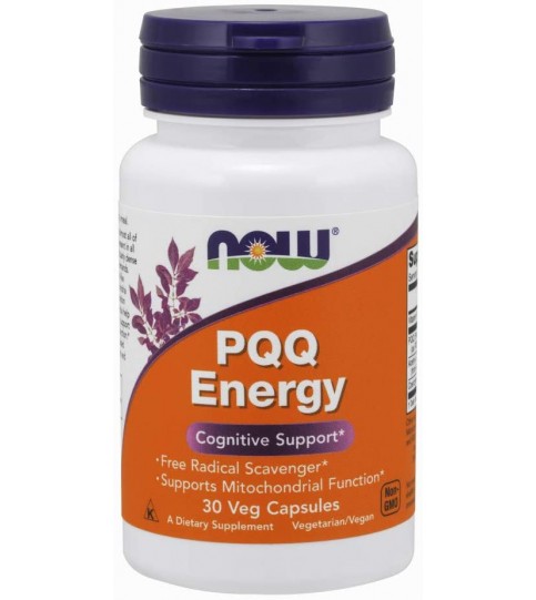 NOW Supplements, PQQ Energy, 30 Veg Capsules