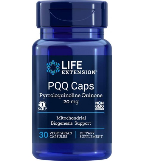 Life Extension PQQ Caps 20 mg, 30 Vegetarian Capsules