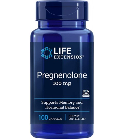 Life Extension Pregnenolone 100 mg, 100 Capsules