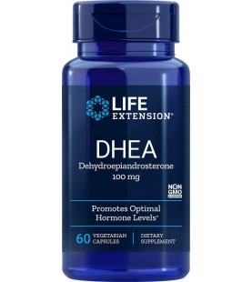 Life Extension DHEA 100 Mg, 60 Vegetarian Capsules