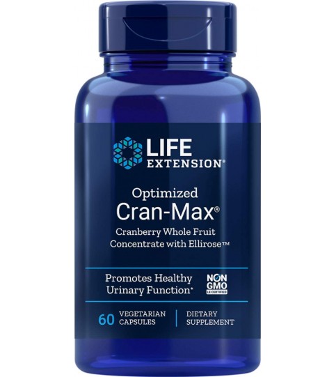 Life Extension Optimized Cran-Max Cranberry, 60 Capsules