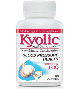 Kyolic Garlic Formula 109 Blood Pressure Health (80 Capsules)