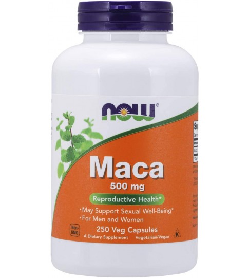 NOW Supplements, Maca 500 mg, 250 Veg Capsules