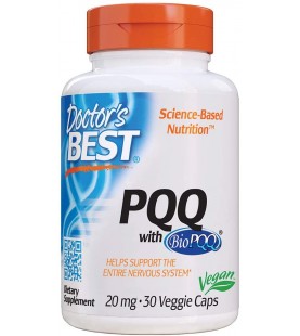 Doctor's Best PQQ with BioPQQ, 20 mg, 30 Veggie Caps